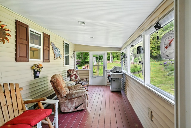 821 China Rd, Albion, ME 04910 - sunroom / solarium featuring healthy amount of natural light and vaulted ceiling