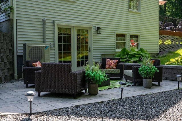 3350 Middle Rd, Sidney, ME 04330 - view of patio / terrace featuring an outdoor living space