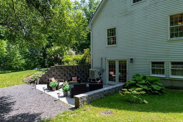 3350 Middle Rd, Sidney, ME 04330 - view of grassy yard with a patio
