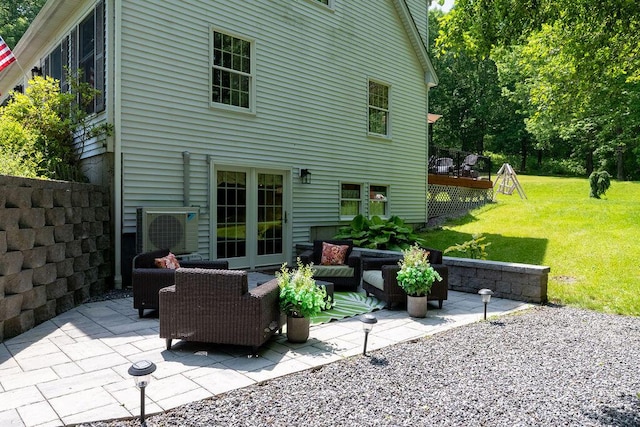 3350 Middle Rd, Sidney, ME 04330 - view of patio featuring outdoor lounge area
