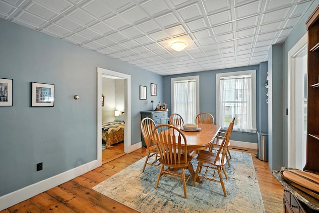 14 Maple St, Lisbon, ME 04252 - dining space featuring baseboards and light wood-type flooring