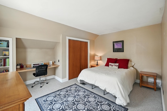 14 Maple St, Lisbon, ME 04252 - bedroom with carpet flooring, a desk, and a closet