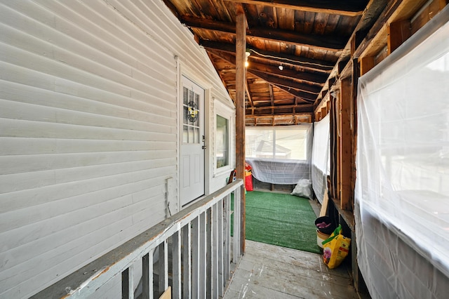 14 Maple St, Lisbon, ME 04252 - view of deck