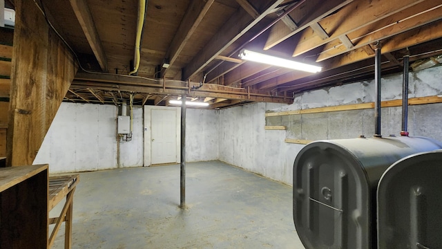 50 George Wright Rd, Woolwich, ME 04579 - unfinished basement featuring heating fuel and tankless water heater