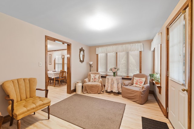 33 Maple St, Limerick, ME 04048 - living room featuring light wood-style flooring