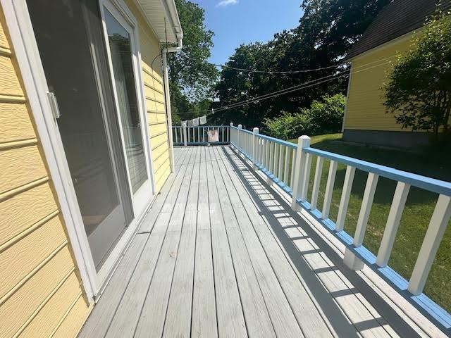28 Charles St, Belfast, ME 04915 - view of deck