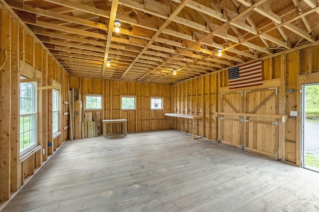 701 Wallston Rd, Saint George, ME 04860 - miscellaneous room featuring hardwood / wood-style floors