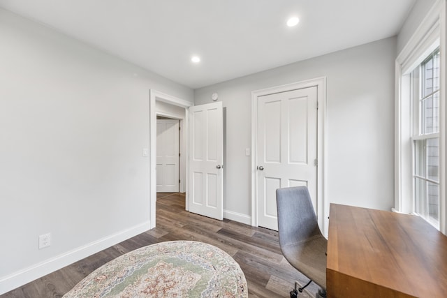 701 Wallston Rd, Saint George, ME 04860 - office with wood finished floors and recessed lighting