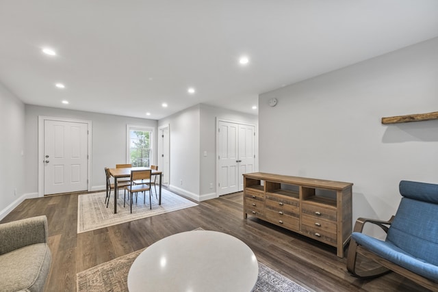 701 Wallston Rd, Saint George, ME 04860 - living room with recessed lighting and wood finished floors