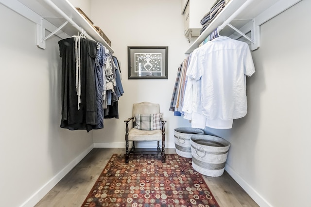 156 Sheridan St Unit 2A, Portland, ME 04101 - walk in closet with wood finished floors