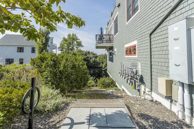 156 Sheridan St Unit 2A, Portland, ME 04101 - view of yard with a balcony