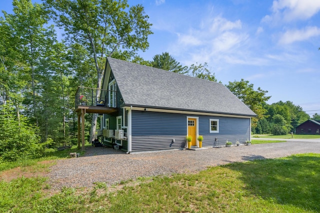 1719 Dixmont Rd, Etna, ME 04434 - view of garage