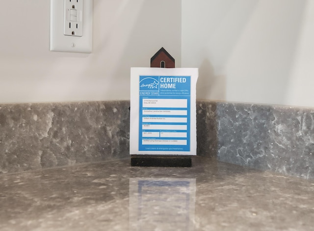 1719 Dixmont Rd, Etna, ME 04434 - detailed view of backsplash