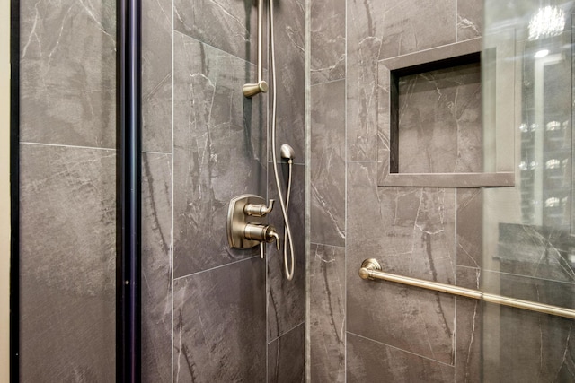 1719 Dixmont Rd, Etna, ME 04434 - bathroom view of a tile shower
