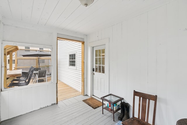 25 Searles St, Livermore Falls, ME 04254 - view of wooden terrace