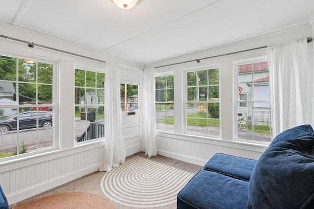 25 Searles St, Livermore Falls, ME 04254 - sunroom / solarium with wood finished floors