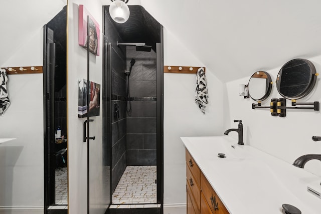 25 Searles St, Livermore Falls, ME 04254 - full bath featuring double vanity and a stall shower