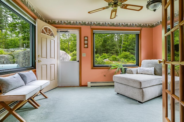 14 Old County Rd, South Berwick, ME 03908 - sunroom / solarium with a baseboard heating unit