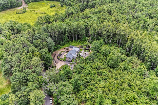14 Old County Rd, South Berwick, ME 03908 - bird's eye view of a heavily wooded area