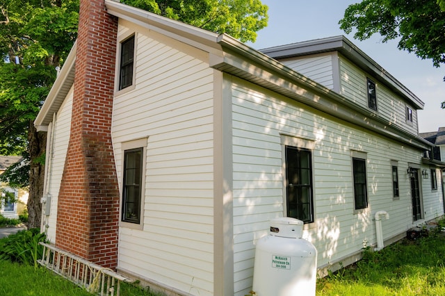 17 Green St, Dover-Foxcroft, ME 04426 - view of property exterior featuring a chimney