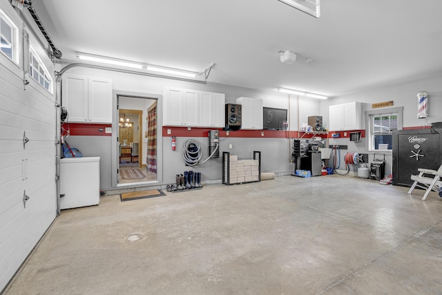 16 Keystone Spring Rd, Poland, ME 04274 - garage with washer / clothes dryer