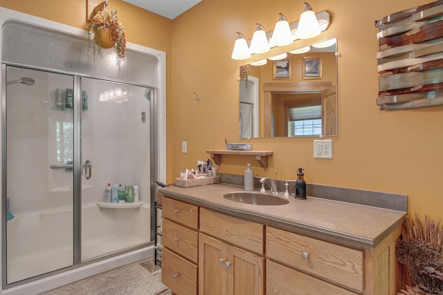 16 Keystone Spring Rd, Poland, ME 04274 - full bath featuring vanity and a shower stall