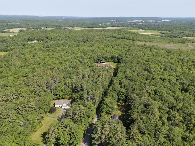 16 Keystone Spring Rd, Poland, ME 04274 - view of property location with a heavily wooded area