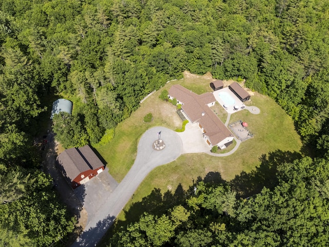 16 Keystone Spring Rd, Poland, ME 04274 - view of property location with a forest