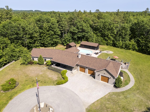 16 Keystone Spring Rd, Poland, ME 04274 - view of subject property featuring a forest