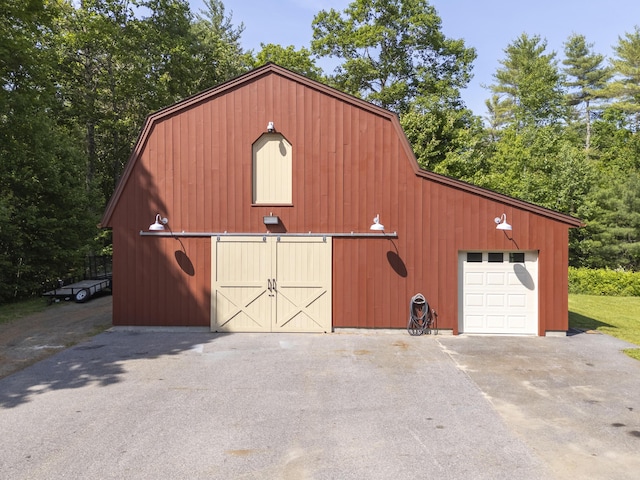 16 Keystone Spring Rd, Poland, ME 04274 - view of barn with asphalt driveway