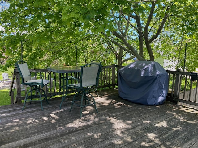 86 Summer St, Saco, ME 04072 - deck with grilling area