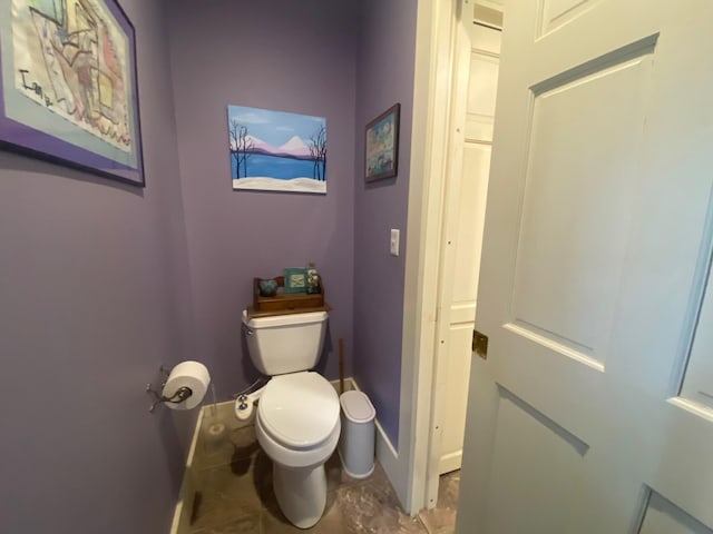 86 Summer St, Saco, ME 04072 - bathroom with toilet and baseboards