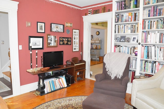 86 Summer St, Saco, ME 04072 - living area featuring wood finished floors