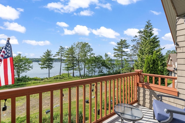 71 Village Way Unit 506, Edgecomb, ME 04556 - wooden terrace with a water view