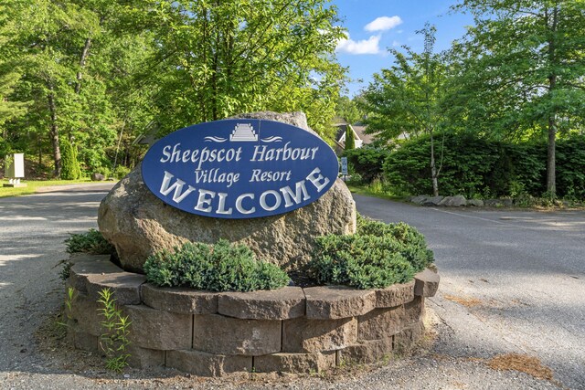 71 Village Way Unit 506, Edgecomb, ME 04556 - view of community sign