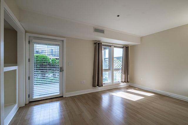 148 Breakwater Dr Unit 17, South Portland, ME 04106 - spare room featuring wood finished floors and baseboards