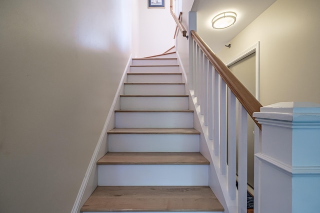 148 Breakwater Dr Unit 17, South Portland, ME 04106 - staircase with wood finished floors