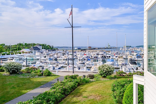 148 Breakwater Dr Unit 17, South Portland, ME 04106 - view of city with a marina and a nearby body of water
