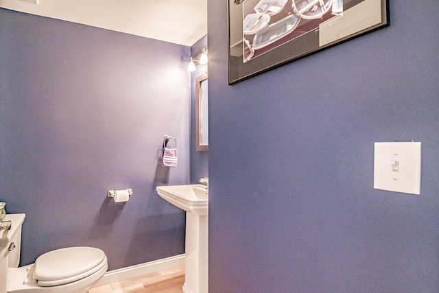 148 Breakwater Dr Unit 17, South Portland, ME 04106 - half bath with toilet and baseboards