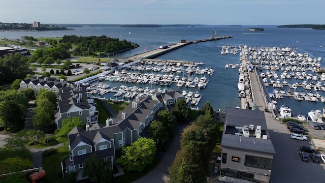 148 Breakwater Dr Unit 17, South Portland, ME 04106 - view of property location with a marina and a large body of water