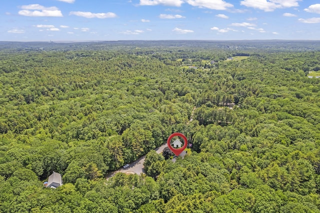 15 Harvey Brook Dr, Freeport, ME 04032 - aerial view of a heavily wooded area