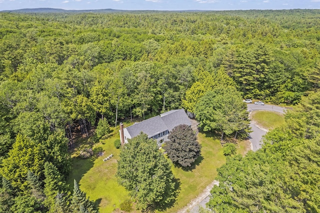 15 Harvey Brook Dr, Freeport, ME 04032 - view of subject property with a heavily wooded area