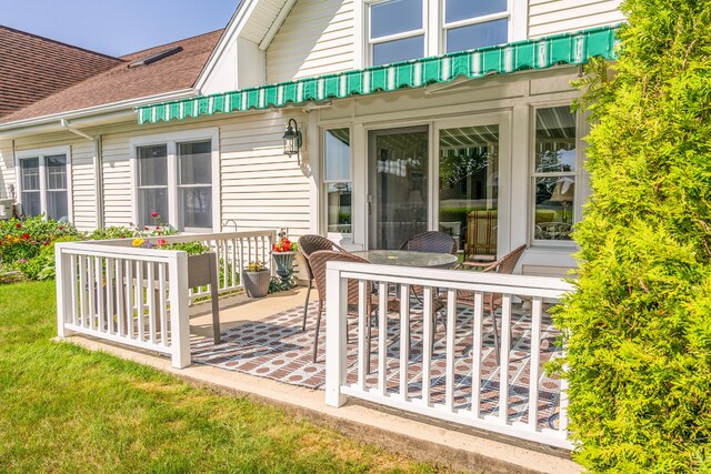 97 Dockside Ln Unit 8, Belfast, ME 04915 - view of wooden terrace