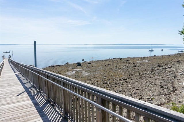 97 Dockside Ln Unit 8, Belfast, ME 04915 - dock area with a water view