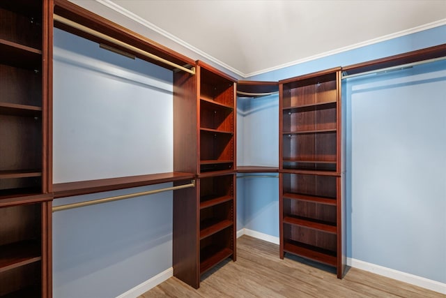431 Bardon Hill Rd, Etna, ME 04434 - walk in closet with wood finished floors