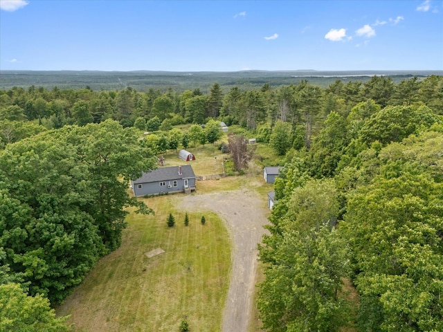 431 Bardon Hill Rd, Etna, ME 04434 - aerial view of property's location featuring a heavily wooded area