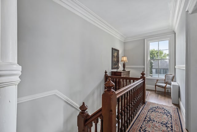 58 Church St, Belfast, ME 04915 - bedroom featuring wood finished floors and crown molding