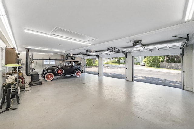 58 Church St, Belfast, ME 04915 - garage with a garage door opener