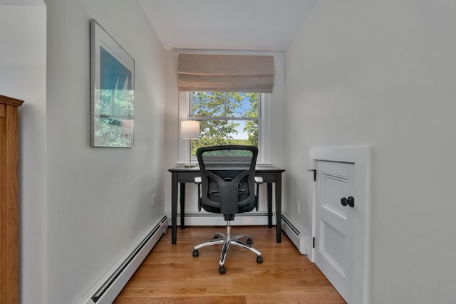 13 Norwood Ln, Kennebunkport, ME 04046 - office area featuring light wood finished floors