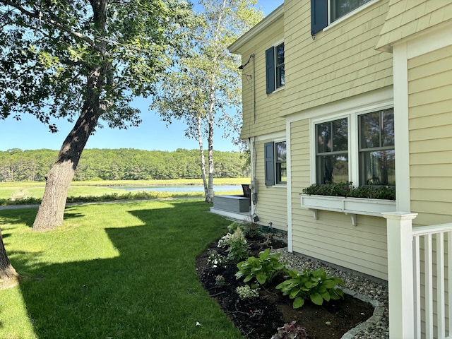 13 Norwood Ln, Kennebunkport, ME 04046 - view of green lawn with a water view